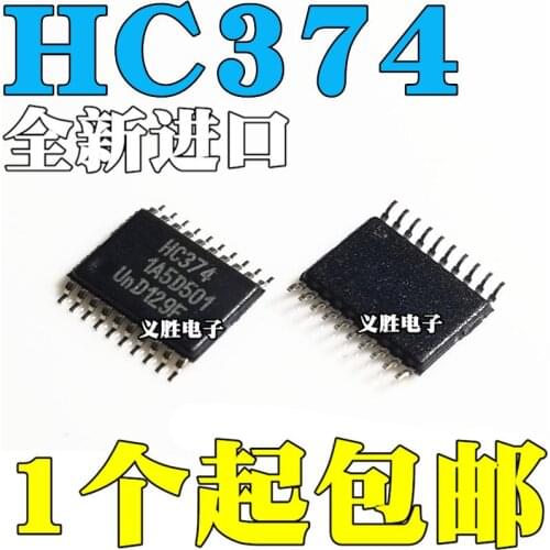 New and original 74HC374PW SN74HC374PWR HC374 TSSOP20 Three states spot D flip-flop, encapsulation TSSOP - 20 three states D tri