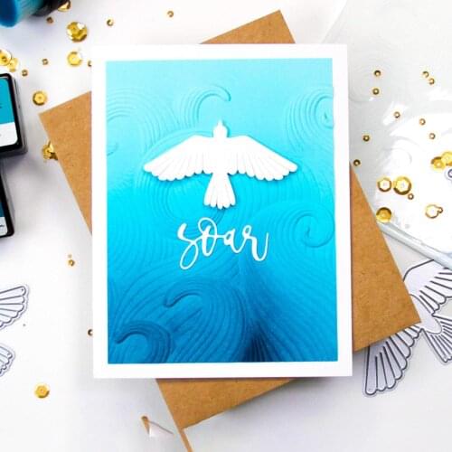 New Seagull Swallow Cutting Dies and Stamps Scrapbook Dariy Decoration Stencil Embossing Template Diy Greeting Albums