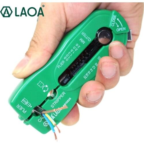 LAOA Portable Multifunctional Wire Pliers Palm wire stripper crimp tool Brand Wire Stripper