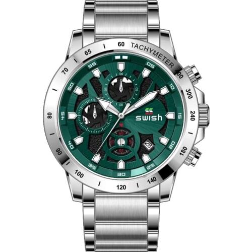 Sport Style Business Watch Young Guys Unisex Students Wristwatch Luminous Display