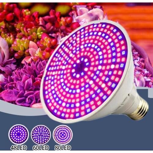 Led Grow Light Phytolamp for Plant Lamp Full Grow Tent Lamp Grow Lamp Indoor Lighting Hydroponic Growth Light E27/E14