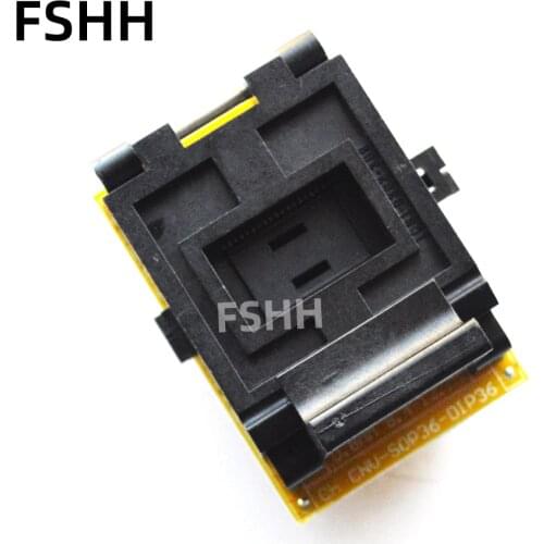 CNV-SOP36-DIP Programmer adapter Clamshell SOP36 to DIP36 test socket 0.8mm IC51-0362-309 ic socket