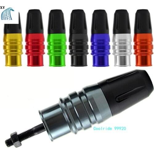 XY Anti Falling Protection Device Made of Aluminum Alloy ABS Plastic Material for Motorcycle Exhaust Pipe Anti Falling Bar