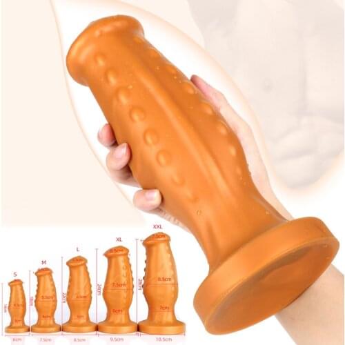 Adult Super Large Anal Sex Toys Huge Size Butt Plugs Prostate Massage For Men Female Anus Expansion Stimulator Big Anal Beads