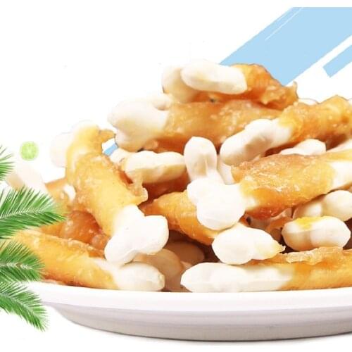 Dog Snacks Pet food Fresh Chicken round calcium bone Dog Food Puppy Chew Training Snack Delicious Keep Health Food Feeder