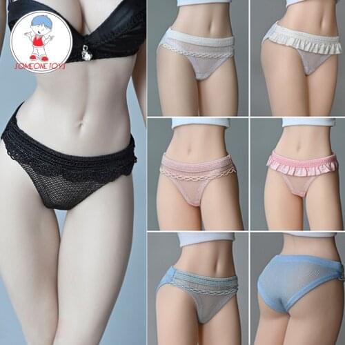 1/6 Scale Female Sexy Lace Briefs Underwear Clothing for 12'' Figures Body Women Action Figure Shorts Doll Shorts Clothes