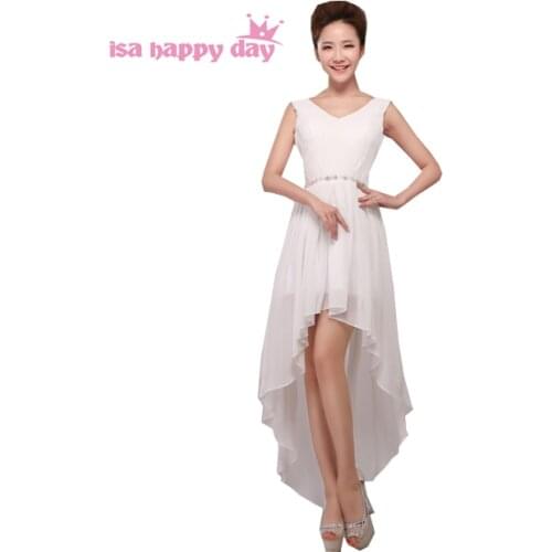 Ivory bridesmaid' custom made short women purple sexy 2020 red size 4 blue bridal party dress high low bridemaids dresses H3753