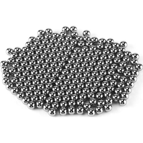 200pcs 6.35mm 1/4 inch Diameter G10 Accuracy Industrial Bearing Steel Balls Replacement Parts Bike Bicycle Steel Ball Bearing