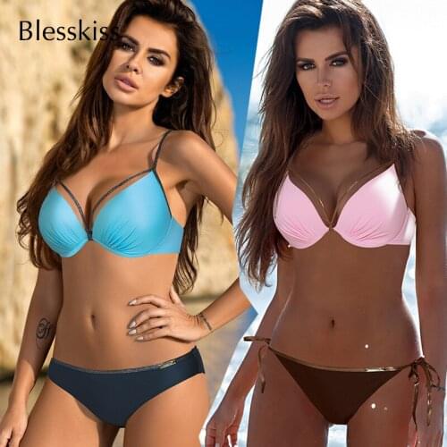 2021 Women Bikini Push Up Sexy Bandage Swimwear Swimsuit Reflective Edge Summer Brazilian Swimming Suit Bathing Suits Plus Size