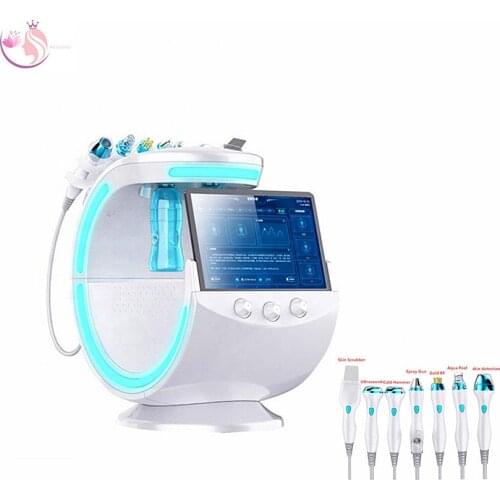 2020 Multifunction Skin Analyser And Facial Treatment Beauty Machine 7 in1 Aqua Facial Dermabrasion Plus System Skin Care Tools