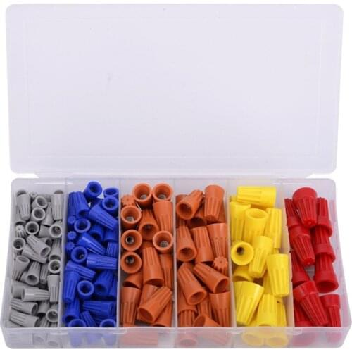 248pcs/lot Electrical Wire Caps Colorful Wire Nuts Connectors Wire Nuts Assortment Suitable For Quick Connection