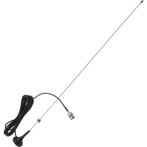 BNC-M UHF+VHF Vehicle-mounted Antenna for NAGOYA UT-108UV Kenwood YAESU BAOFENG