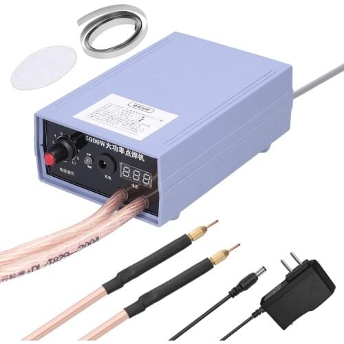 Household Portable 18650 Battery Spot-welding Machine High Power Rechargeable Welding Device for 0.1-0.25mm Nickel Sheet