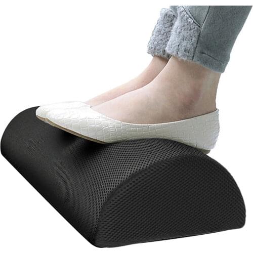 Slowly Resilient Elastic Cotton Footrest Pillow Mat Pad Home Office Footstool Cushion Medical Foam Non-Slip Pedal For Under Desk