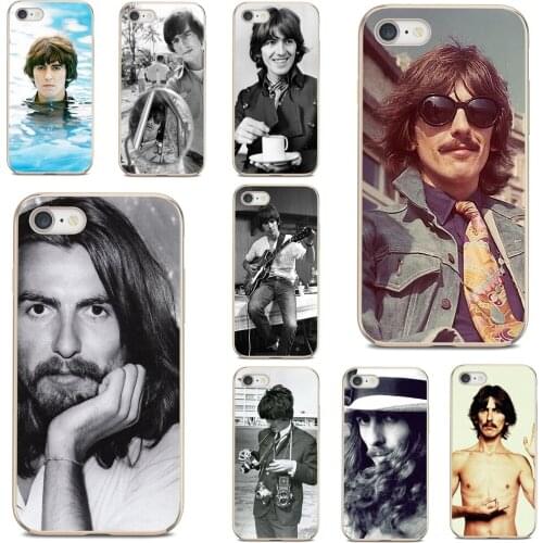 For Samsung Galaxy S7 S8 S9 S10E S20 FE Note 10 20 Edge Lite Plus Ultra George Harrison my favorite Beatle Soft Cover Bag