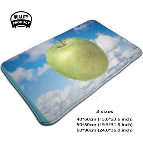 Floating In Blue Sky - Inspired By Magritte Son Of Man Soft Foot Pad Room Goods Rug Carpet Magritte Rene Magritte Surrealism