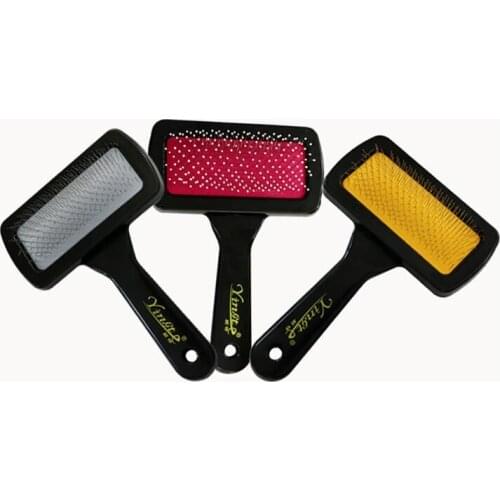 Dog Grooming Comb Stainless Steel For Hair Fur Cleaning Dog Cat Use Combs Brush Tool Candy Color Cute Pets Supplier Accessories