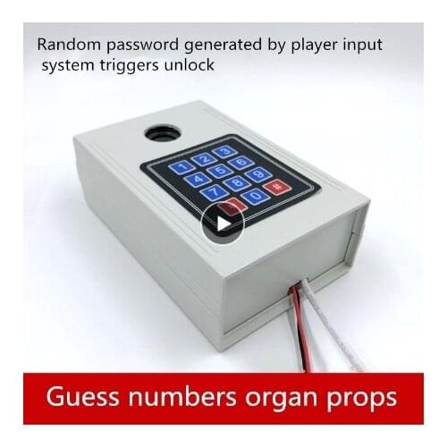 Real life game escape room props Guess the number organ unlock props Finished product props escape room game