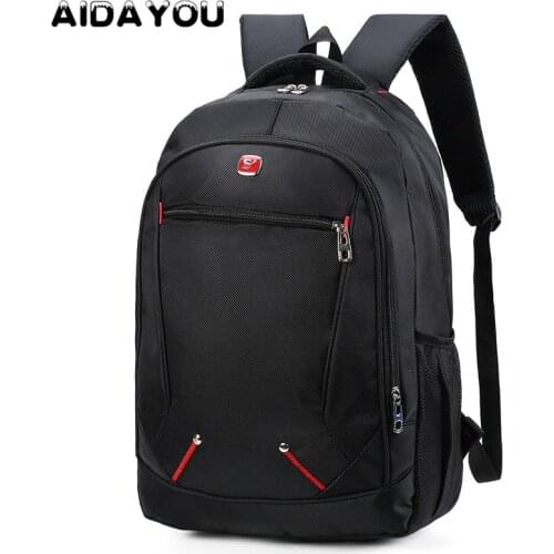 Laptop 15.6" Backpack Portable Large Capacity High Quality Oxford Cloth Business Travel Backpack Women Men Computer Backpacks