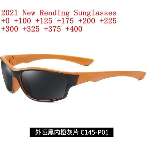 Outdoor Sports Reading Sun Glasses Men Women 2021 New Square Presbyopia Sunglasses Eyewear With +1.0 1.5 2.0 2.5 3.5 NX