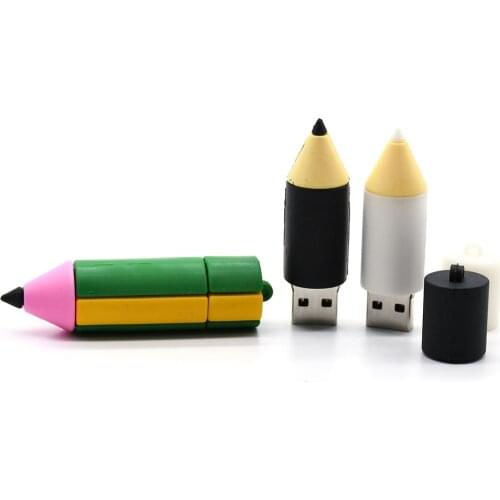 Pencil USB Flash Drives Pen Drive Usb Stick Pendrive Memory Stick Usb memory U Disk Funny Gift 4GB 8Gb 16GB 32GB 64GB 128G 256G