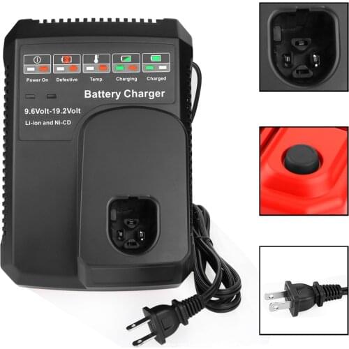 9.6V-19.2V Rechargeable Battery Replacement Charger for Craftman C3 Battery Li-Lon Ni-CD Battery with US / EU Charger Connector