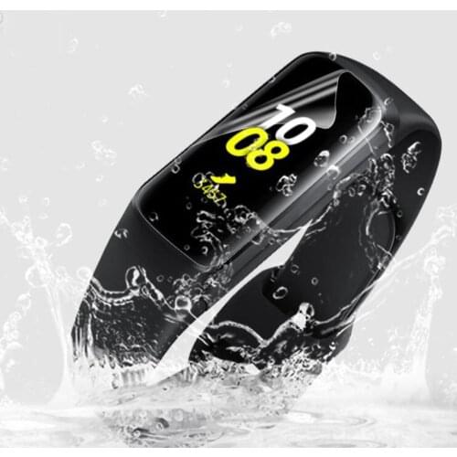 5pcs TPU Soft Full Coverage Protective Film Guard For Samsung Galaxy Fit SM-R370/ Fit-e SM-R375 Wristband Screen Protector Cover