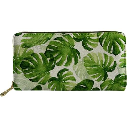 Noisydesigns Wallet Women Coin Purses&Holders for Girl PU Leather Wallets Purses Palm Pattern Ladies long Wallet Coin Purse Male