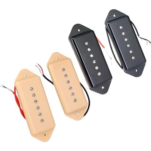 1 Pair Soapbar P90 Guitar Pickups Neck&Bridge for Electric Guitar Replacement Parts