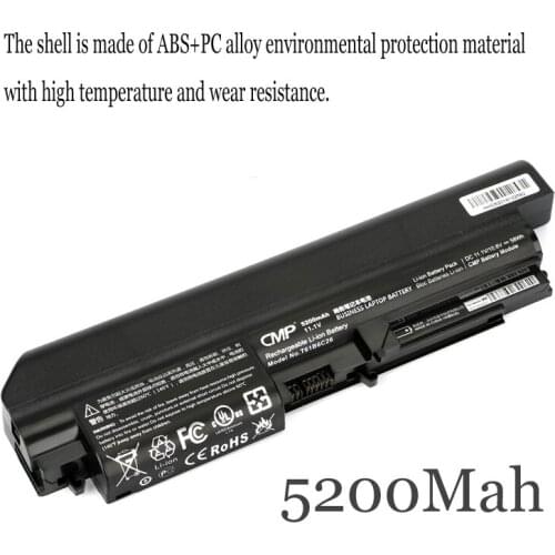 1PC New Laptop Battery Internal For IBM Thinkpad T400 R400 R61i T61 P R500