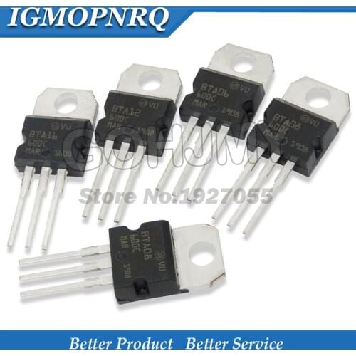 10pcs BTA16-800B TO-220 BTA16-800 TO220 BTA16 800V 16A The bidirectional thyristor controlled thyristor