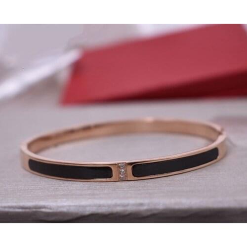 2021 New European Fashion Jewelry Titanium steel bracelet Crystal from Swarovskis Fit DW for Women and Men as love gifts