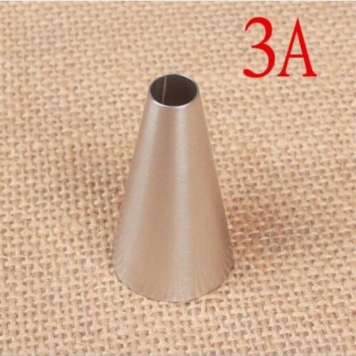 # 3A Round Piping Tip Decorating Bakeware Mouth Nozzle Pastry Tips Fondant Cake Decorating Sugarcraft Tool Pastry Tools