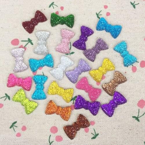 50 Pieces Mixed Color Flatback Flat Back Resin Cabochon Kawaii Resin Craft Decoration Bow Tie DIY Embellishment:Charm:12*21mm