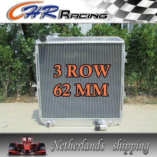 FOR 3 ROW 62MM Aluminum Radiator toyota HILUX LN106 LN111 Diesel 88-98 AT/MT