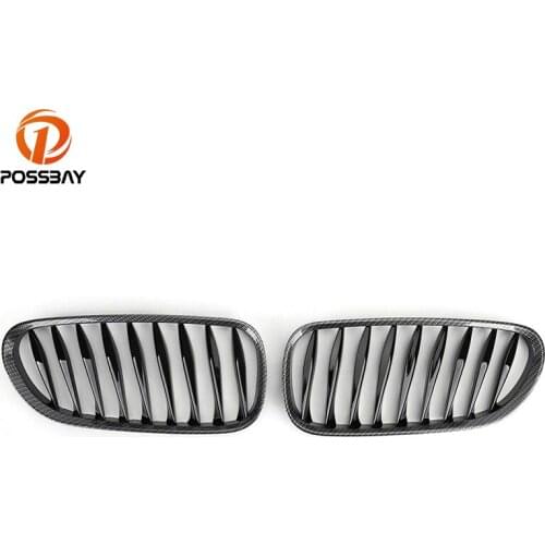 POSSBAY Car Front Kidney Sport Grilles Hood Grill Decoration Racing Grillles Car Accessories for BMW Z4 M Roadster E85 2006-2008