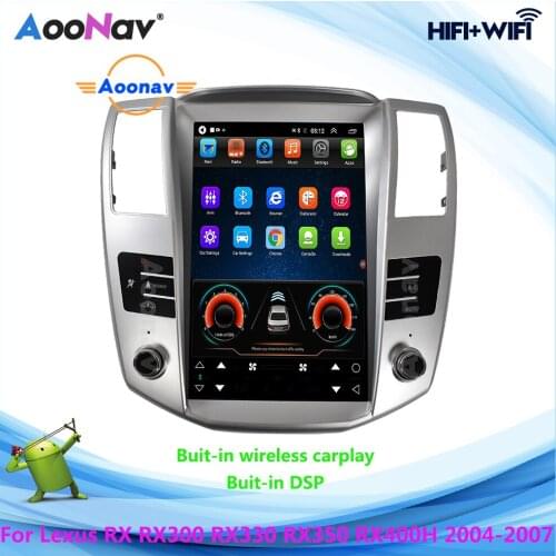 IPS Screen Android Car Radio For Lexus RX RX300 RX330 RX350 RX400H 2004-2007 Auto Stereo GPS Navigation Multimedia DVD Player