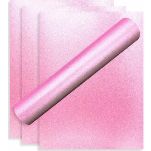 Glitter Pink Adhesive Vinyl Making Sign Film Craft Cup Wall Car Decor for Glass Window Metal DIY 30*25cm/50cm/100cm