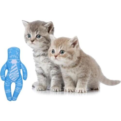 Pet Dogs Cat Chews Toy Interative Toy Plush Puppy Deer Scratch-resistant Molars Toy Naughty Humanoid Dog Chew Squeak Toys