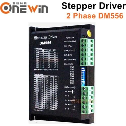 2 phase DM556 Digital Stepper Motor Driver 24V-50V 5.6A for for 57 step Motor