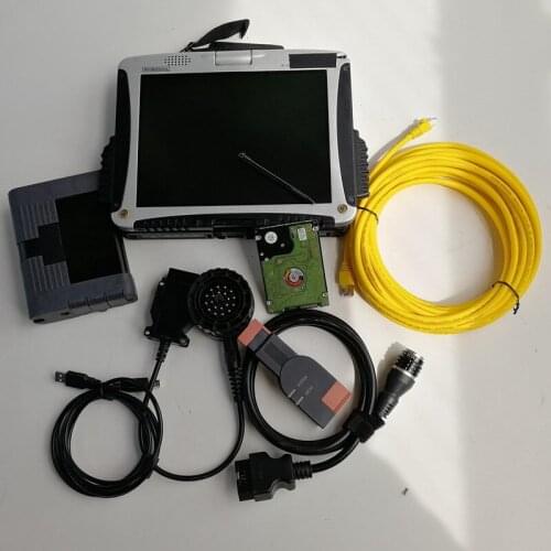 Icom A2+B+C with V06.2021 Software D 4.29 P 3.68 in Used Laptop CF-19 and 1TB HDD for Auto Diagnostic