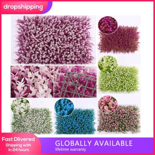 40*60cm Artificial Plant Foliage Hedge Grass Mat Greenery Panel Decor Wall Fence For Floor Wedding Decoration real touch lawn