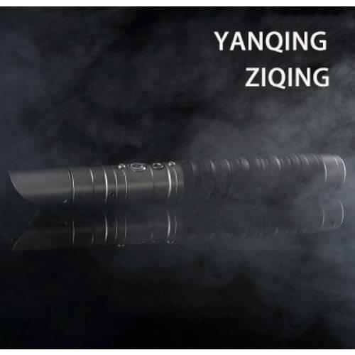 80cm Lightsaber cosplay Light Saber Force Fx Heavy Dueling Rechargeable Sound Foc Lock Up Metal Handle Laser Sword Weapon YQ