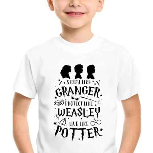 Summer Fashion Children Boys Cartoon T-Shirt Funny Letters Graphic Print Kids Short Sleeve Tee Boys Girls Casual O-neck Tops