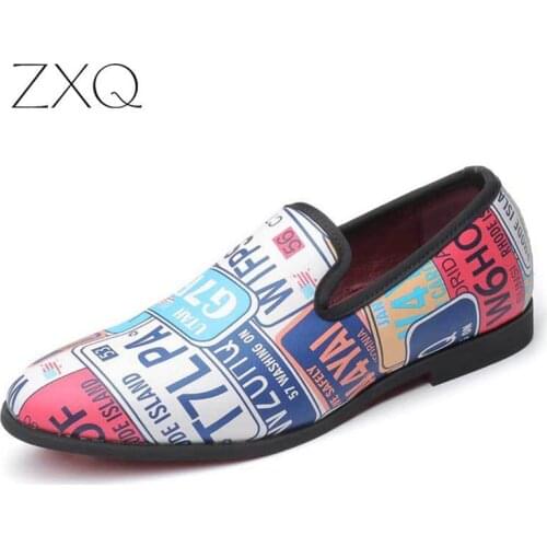 New Spring Men Loafers Autumn Classic Embroidery Pattern Footwear Big Size 38-48 Comfortable Casual Mens Flats Shoes