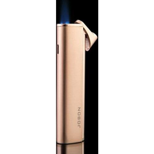 Mini Light Easy to carry Gas lighter Windproof cigarette lighter Metal Torch lighter Butane Long strip Cigar lighters Blue flame