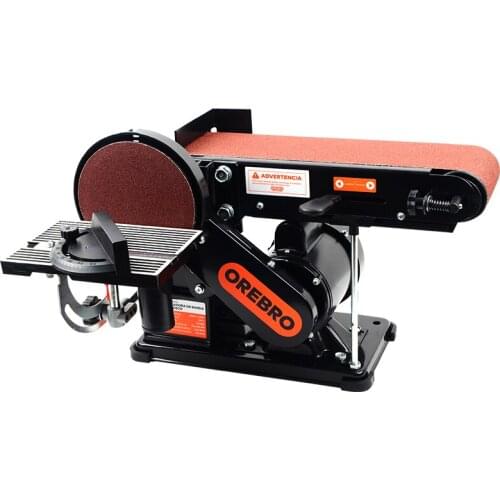 Sand Belt Machine 915 Sand Disc Sand Belt Machine Woodworking Metal Sander polisher Vertical abrasive belt