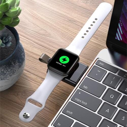 Portable Wireless Charger for IWatch 1-6 Charging Dock Station USB Charger Cable for Apple Watch Series 6 5 4 3 2 1