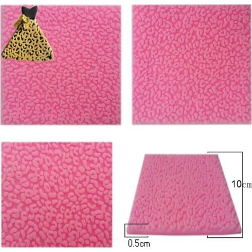 Leopard Texture Silicone Cake Mold Lace Border Fondant Mould Kitchen Baking Decoration Cake Tool