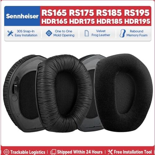 Replacement Ear Pads Cushion Foam Mats Headphone Accessories For Sennheiser HDR165 HDR175 HDR185 HDR195 RS165 RS175 RS185 RS195